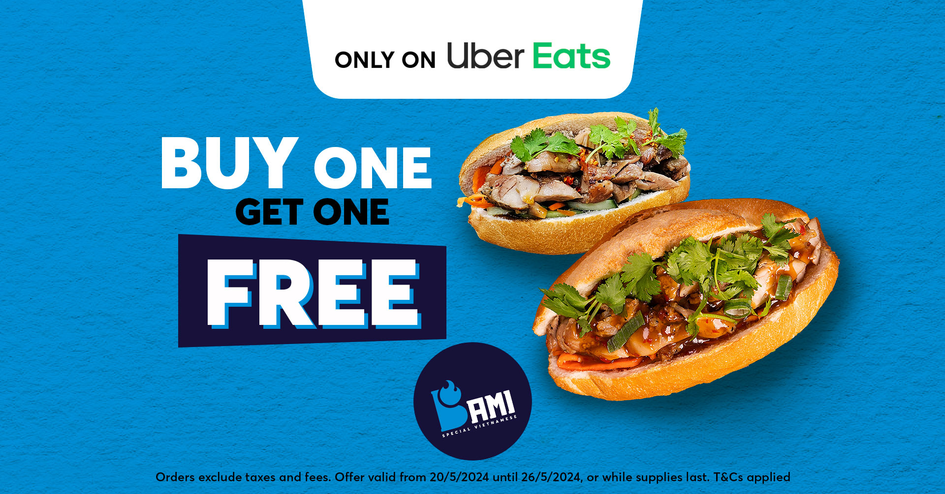 Buy 1 Get 1 Free Bami Roll